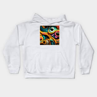 A Surrealism Graffit Psicodelic Kids Hoodie